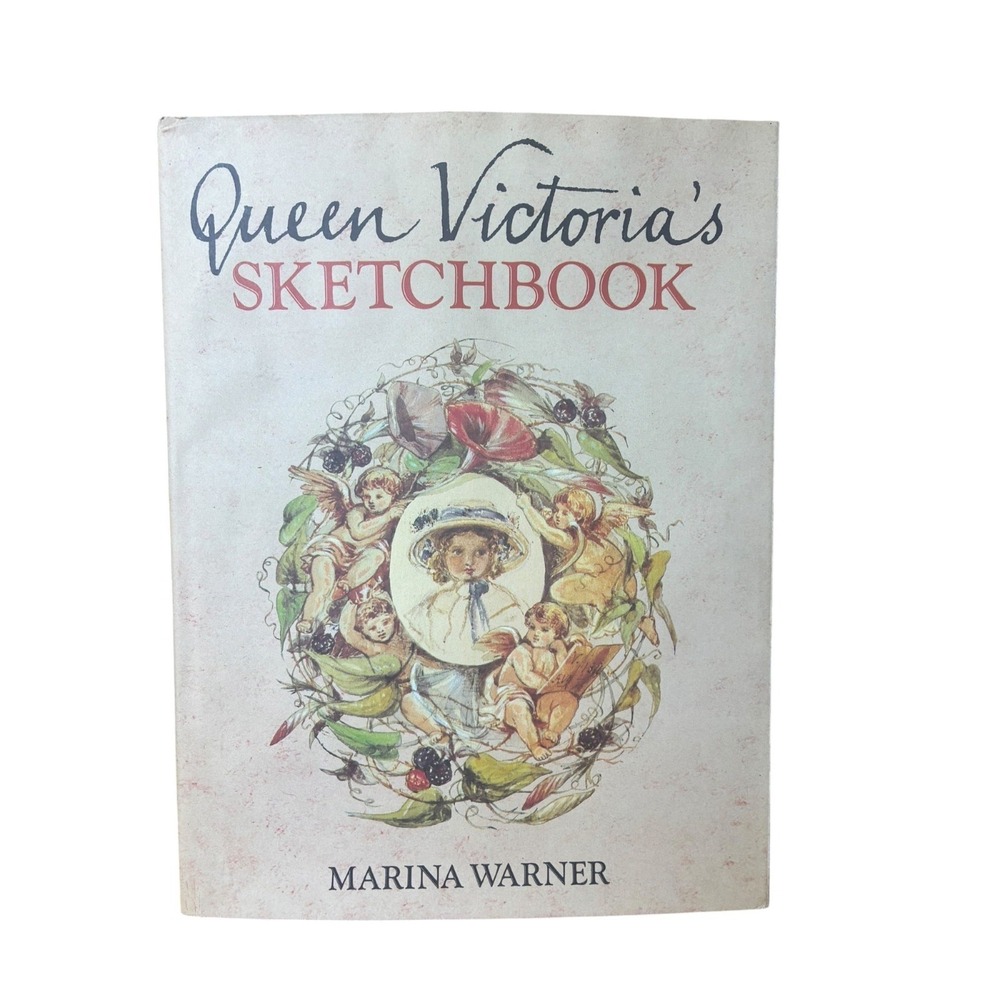 VINTAGE Queen Victoria's Sketchbook Marina Warner Hardcover Illustrated Royals